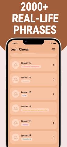 Fast - Learn Chewa Language iPhone screenshot