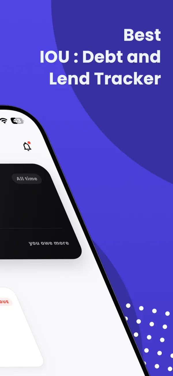 Screenshot #2 pour IOU – Due & Lend Tracker