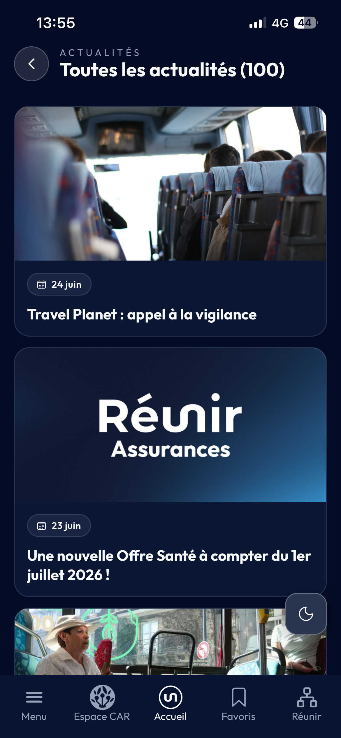 Réunir screenshot 3