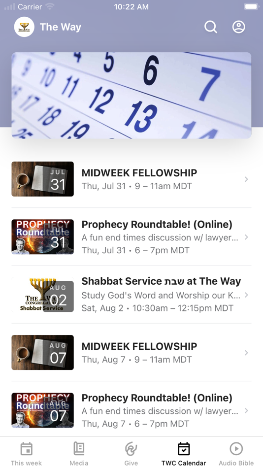 #3. The Way Congregation (iOS) Podle: The Way Congregation Inc