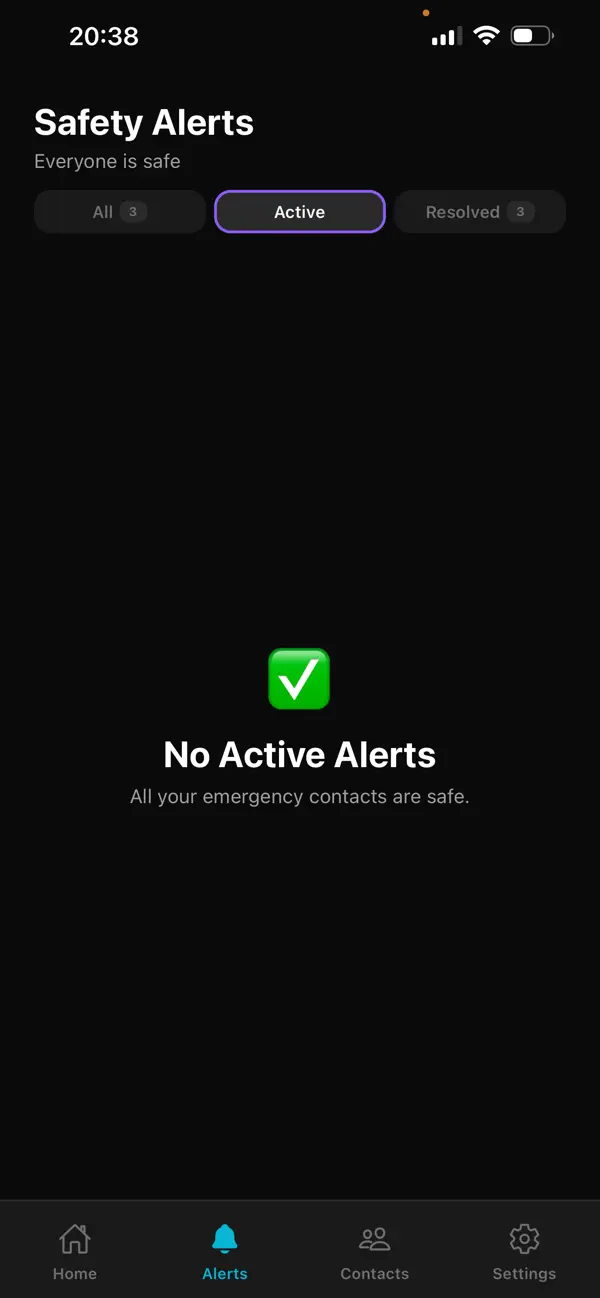 Screenshot #2 pour Am I Safe App