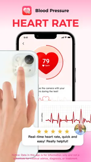 Blood Pressure APP-pulse track screenshot 1