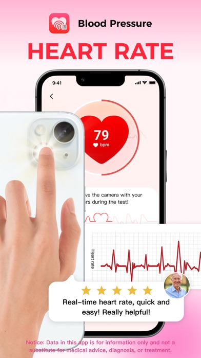 Screenshot #1 pour Blood Pressure APP-pulse track