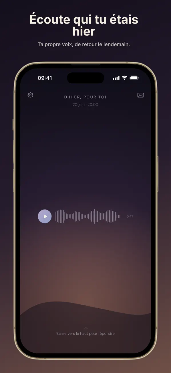 Screenshot #1 pour Lettre à demain