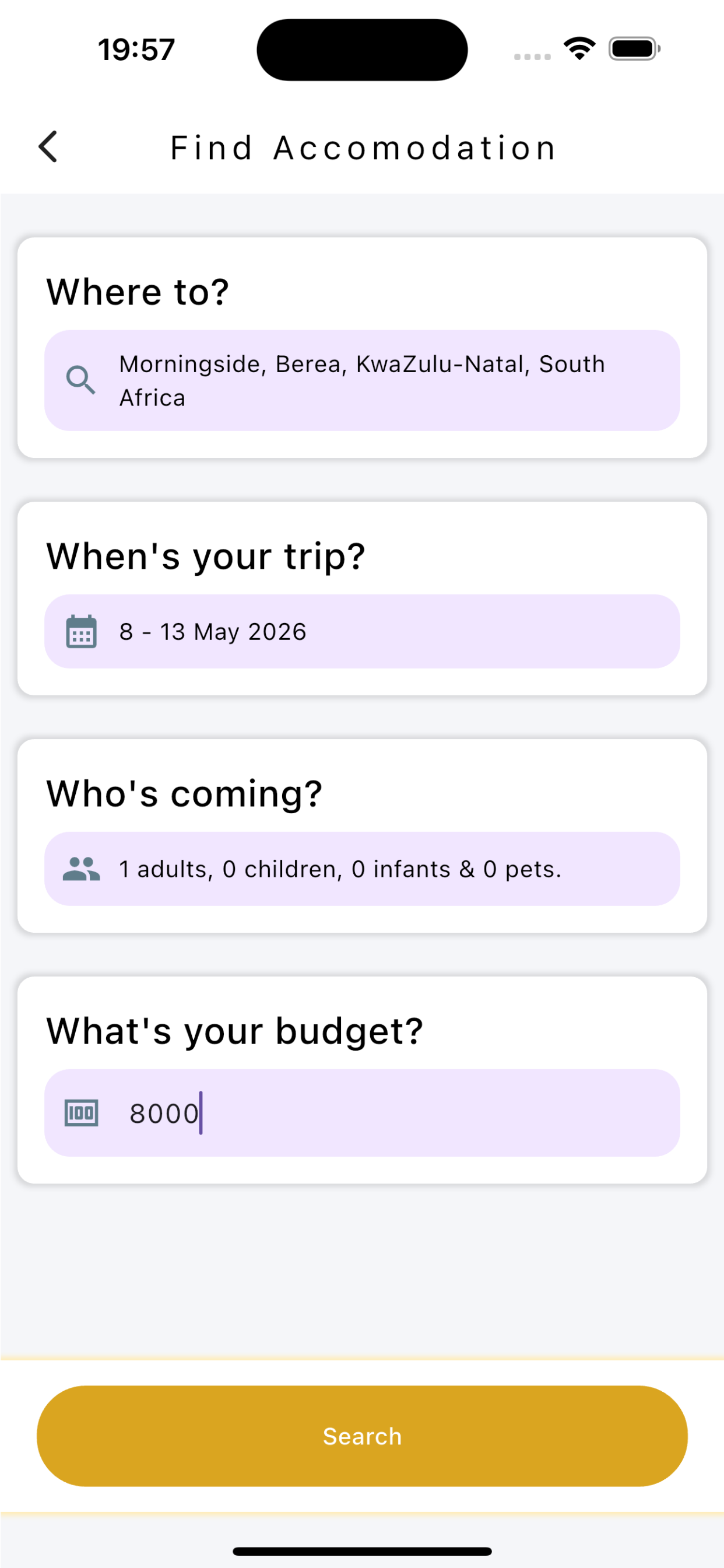 Bidbnb | Accommodation screenshot 3