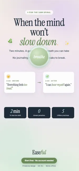Easeful: AI Wellness Garden screenshot 2