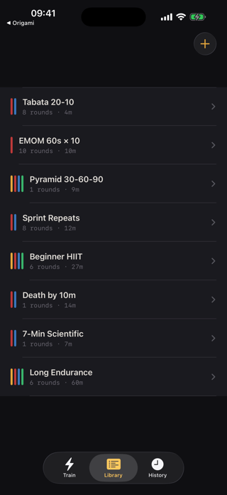 Falcon Interval Timer Screenshot 2 of 3
