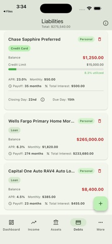 360 Wealth screenshot