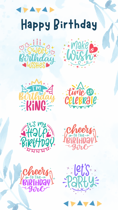 Screenshot #3 pour Birthday Countdown Stickers