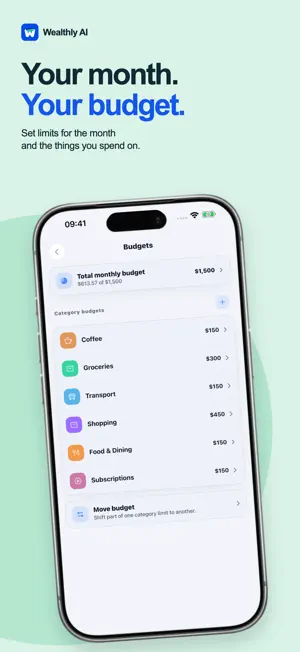 Wealthly AI: Budget Tracker screenshot 4