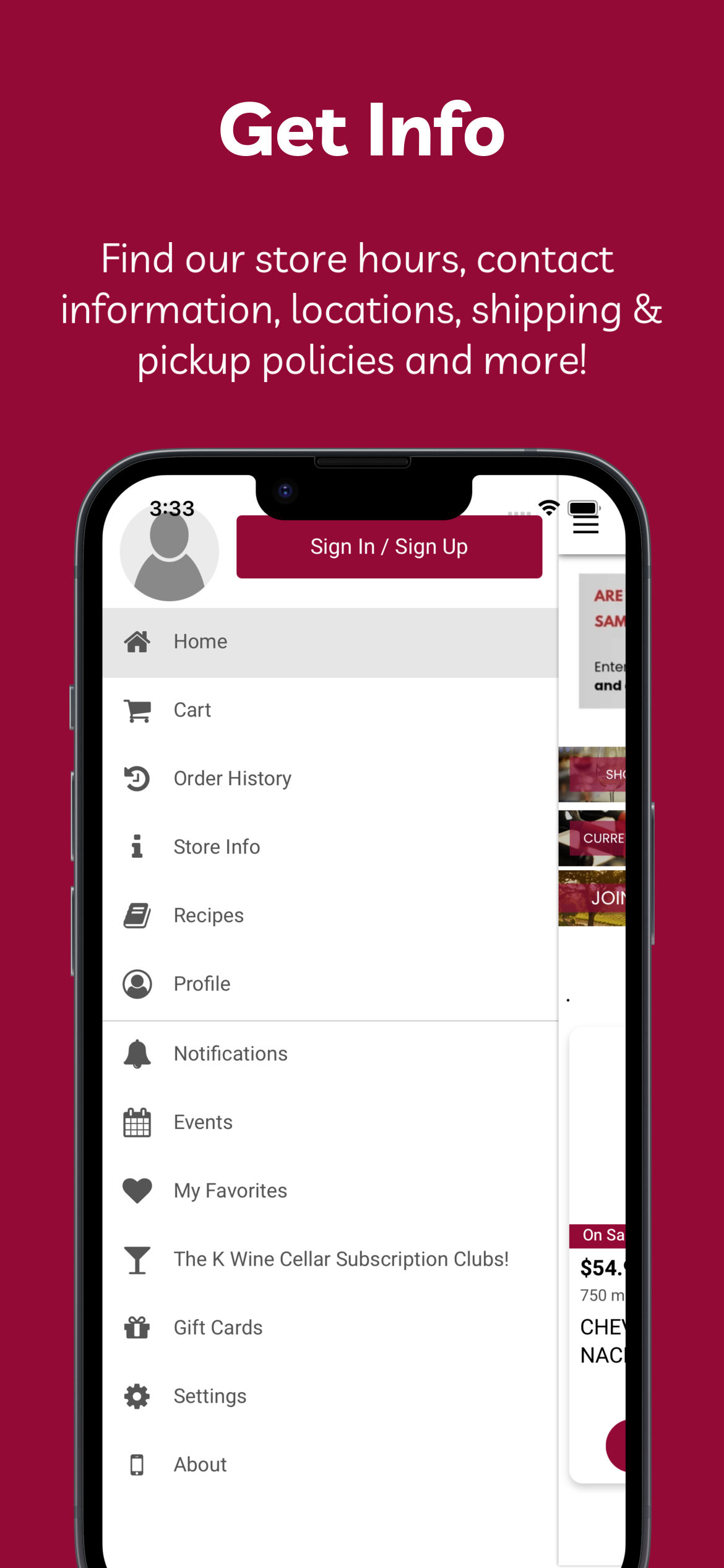 K Wine Cellar screenshot 3