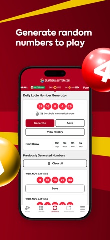 SA Lottery Results iPhone screenshot