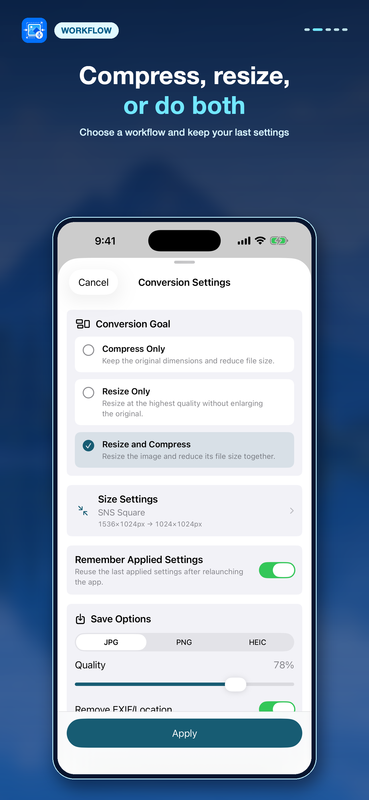 Photo Resize Compressor screenshot 2