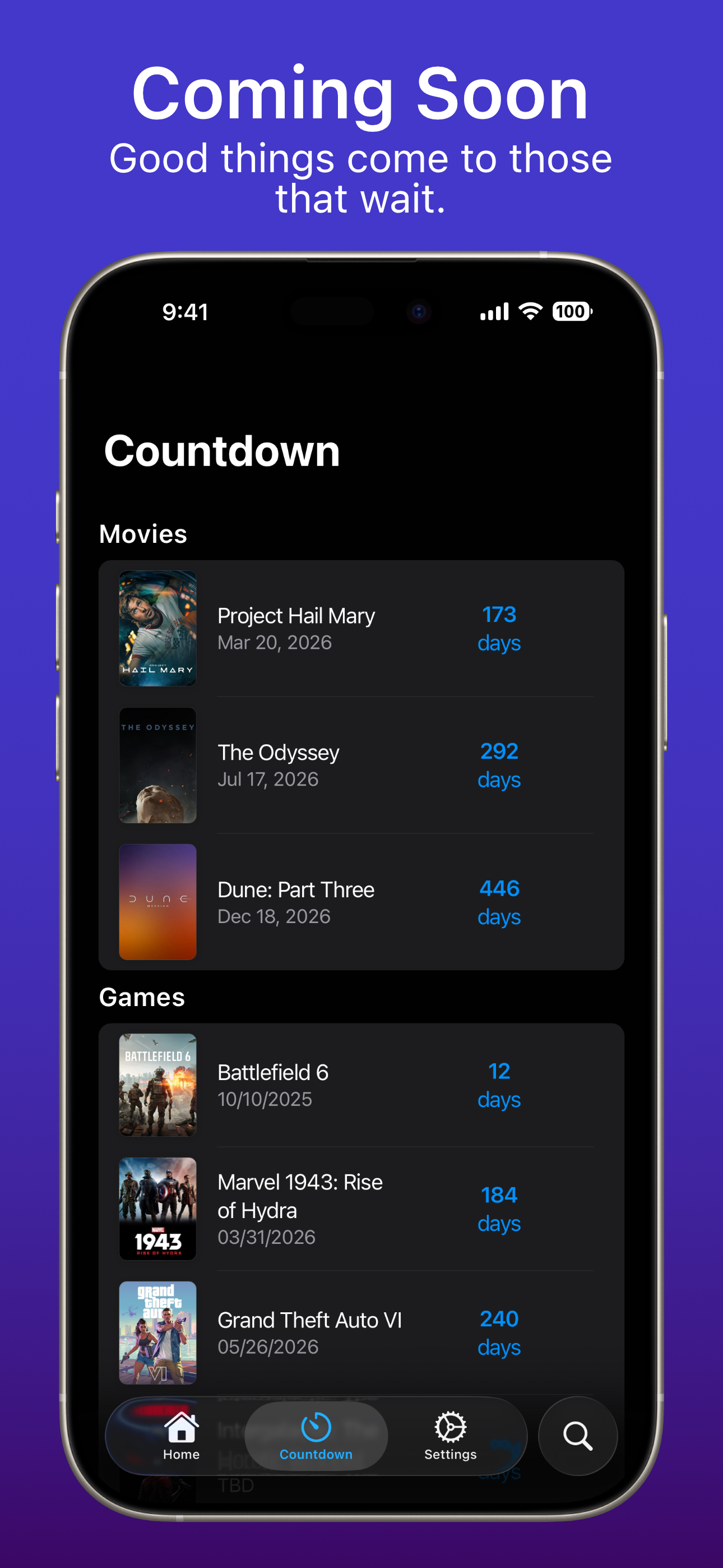 LookForward: Movies & Games