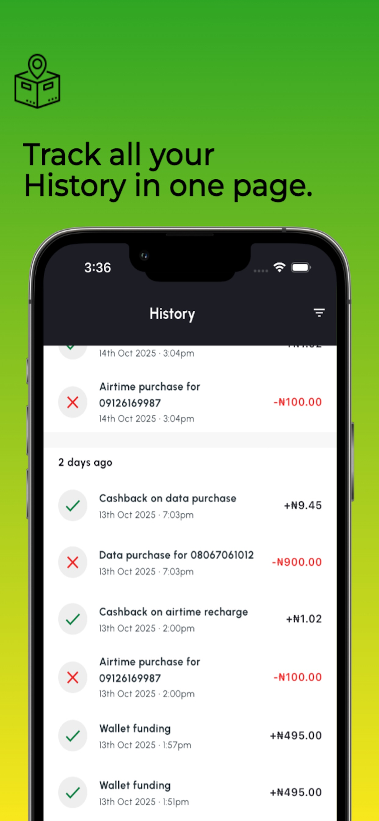 NaijaBill: VTU, Bills & More screenshot 4