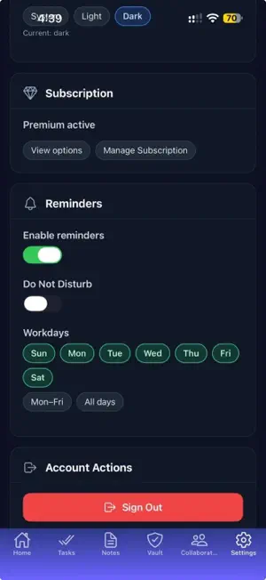 Mentu Tasks & Notes screenshot 2
