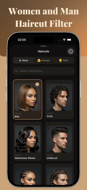 Hairstyle Try On - HairLab AI screenshot 4