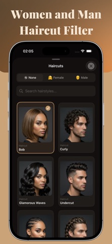 Screenshot 4 of Hairstyle Try On - HairLab AI App
