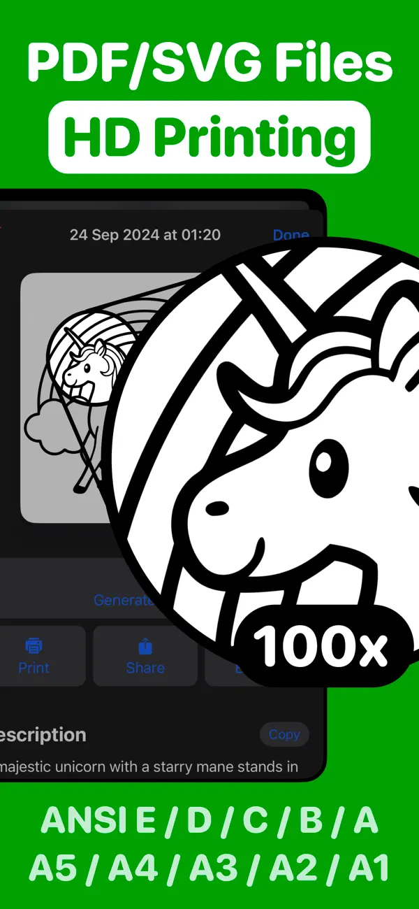 #3. Coloring Page Generator AI (iOS) От: Axel Le Pennec
