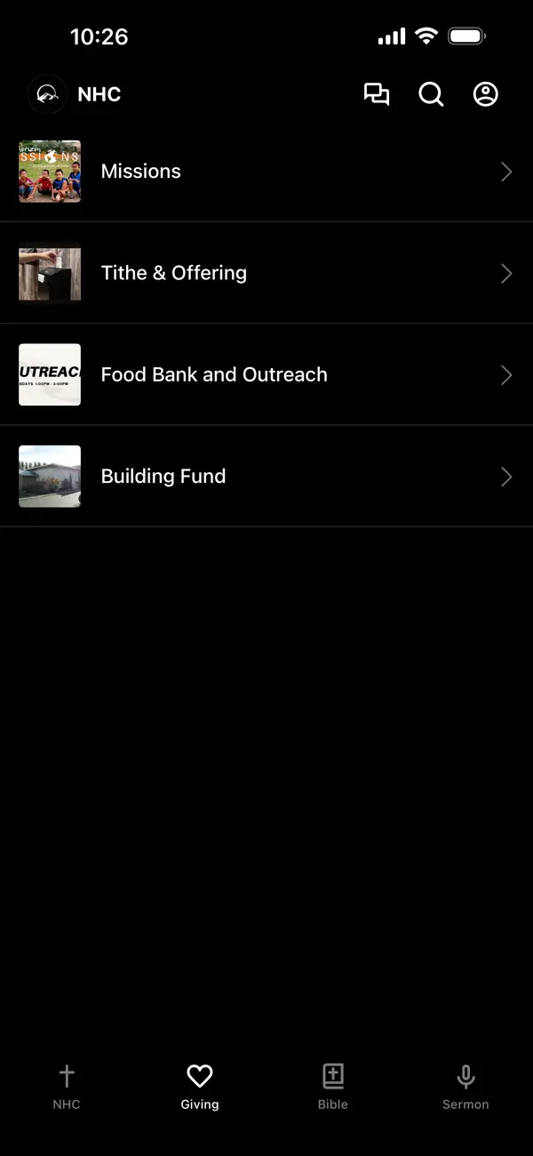 Screenshot #2 pour New Horizon Church