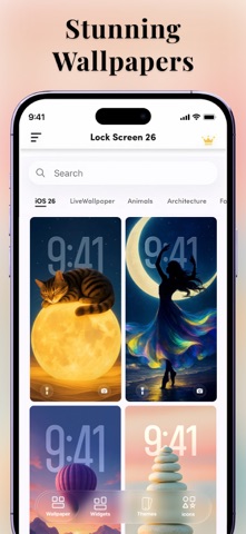 Lock Screen 26: Widgets & Icon Screenshot 7 of 8
