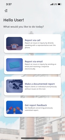 KPMG Whistleblowing App screenshot