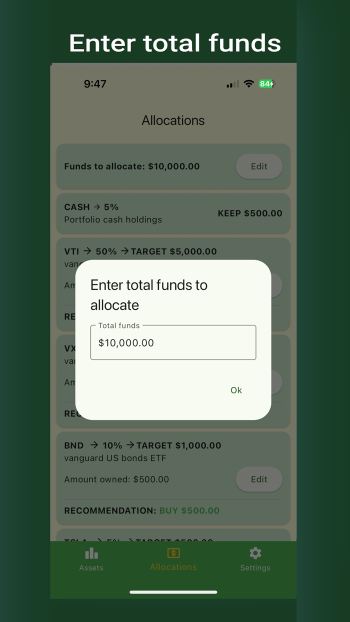 Allocator Portfolio Rebalancer