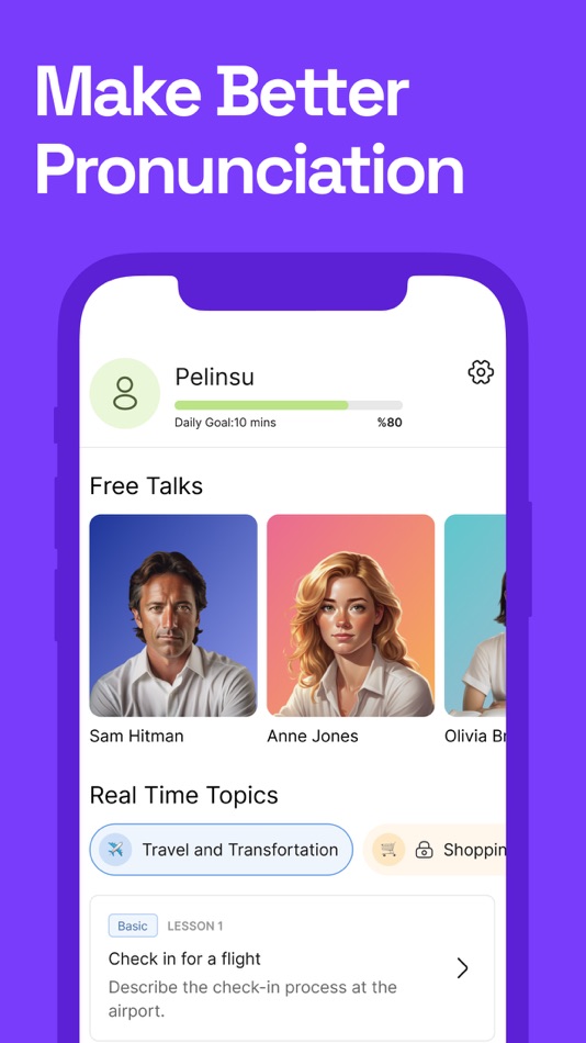 #2. Speaking Assistant & practice (iOS) 由: PAPYONLAB YAZILIM BILGI TEKNOLOJILERI TICARET LIMITED SIRKETI