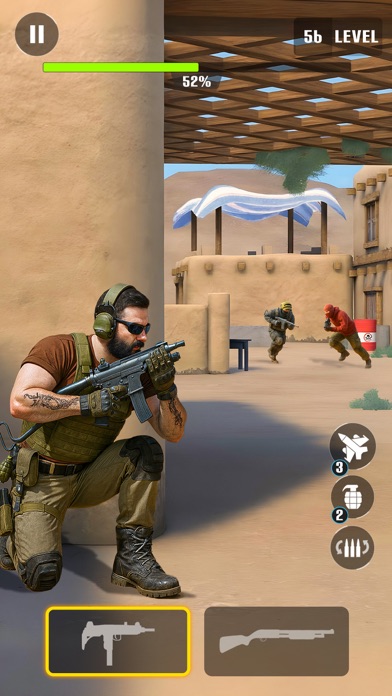 Commando Assault: Gun Shooter iPhone screenshot 5 - Games app