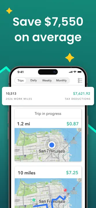 Mileage Tracker by Everlance: Screenshot 3 von 10