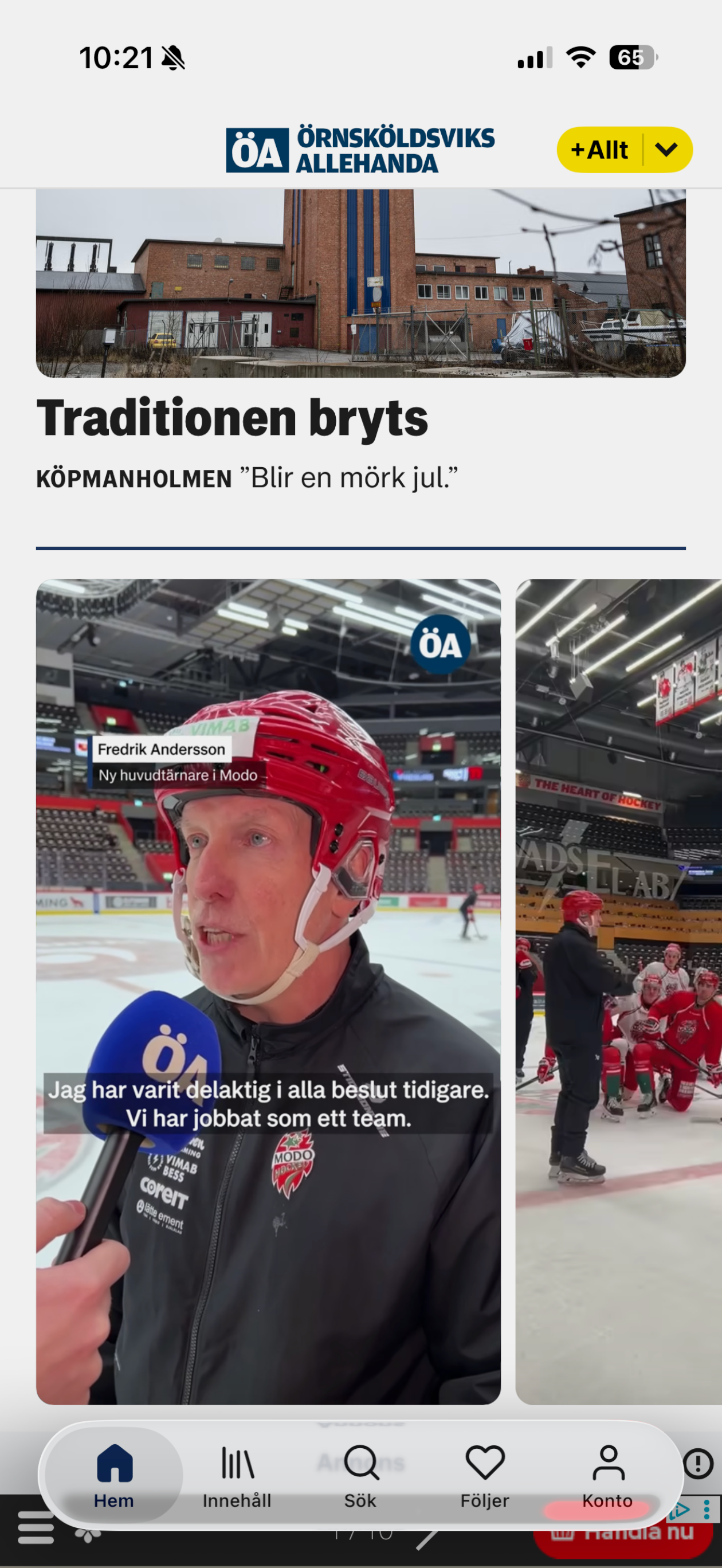 Örnsköldsviks Allehanda screenshot 3