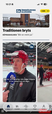 Örnsköldsviks Allehanda screenshot