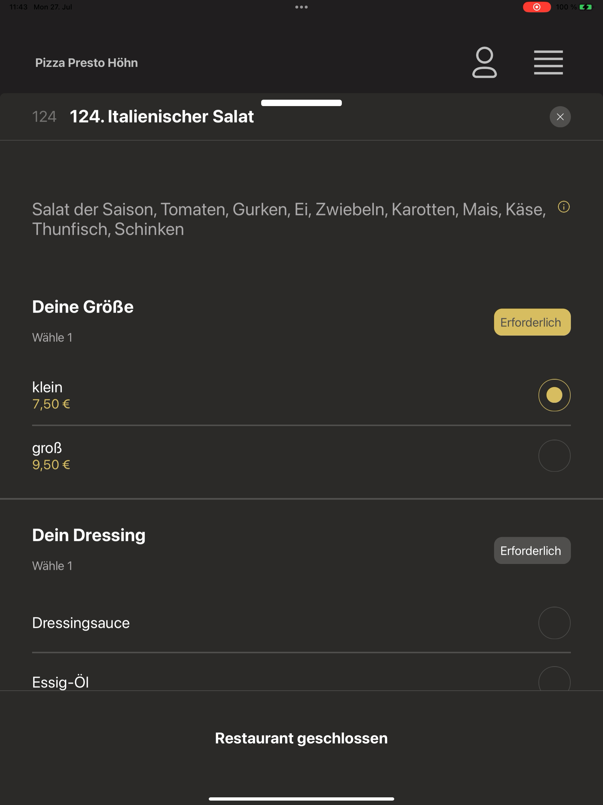Pizza Presto Höhn screenshot 16