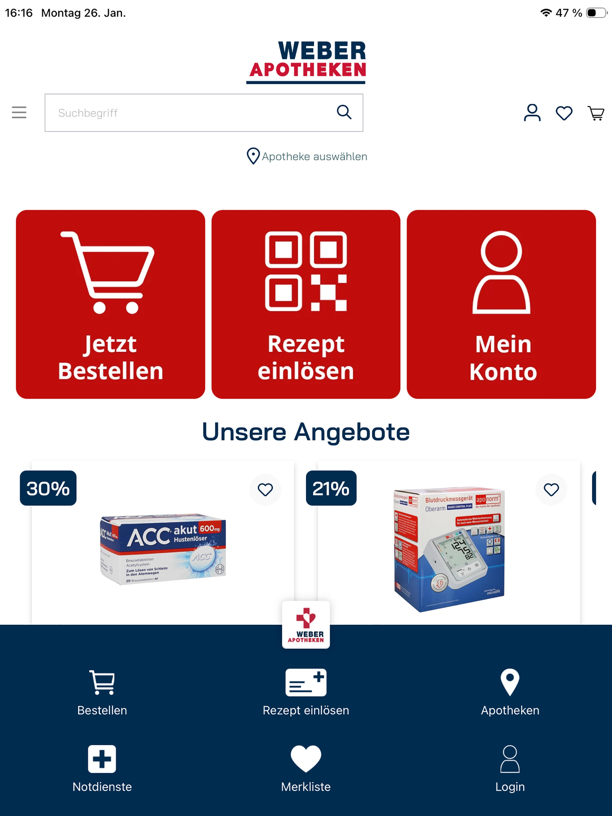 Weber Apotheken & E-Rezept