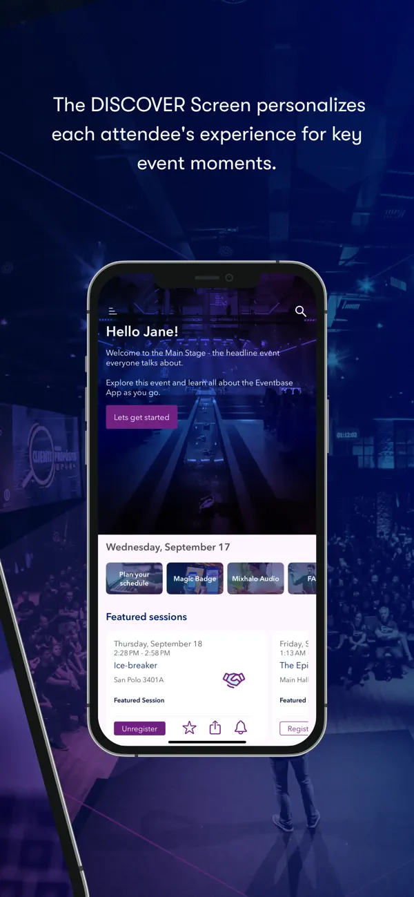 Screenshot #2 pour Eventbase Showcase