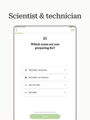 ASCP MLS Exam Prep iPad screenshot