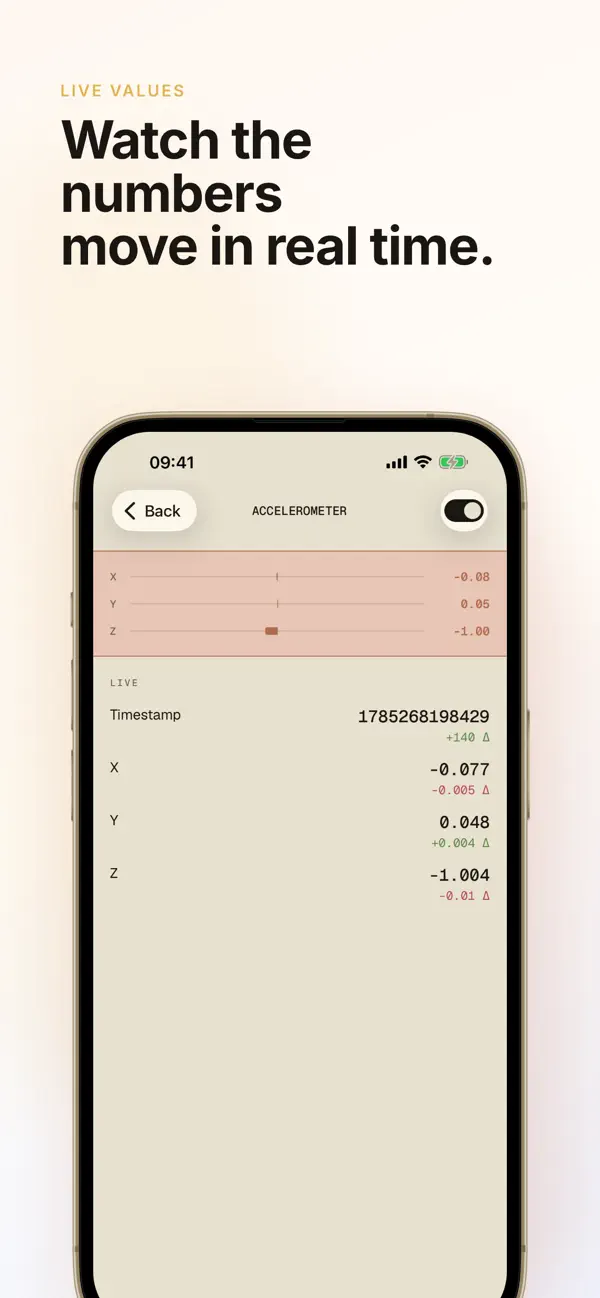 Screenshot #3 pour Sensor sender