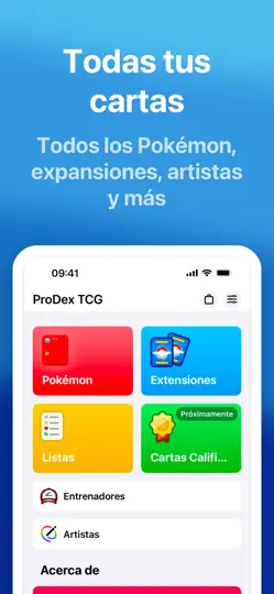Captura de pantalla de ProDex TCG - Todas Las Cartas en iPhone 1