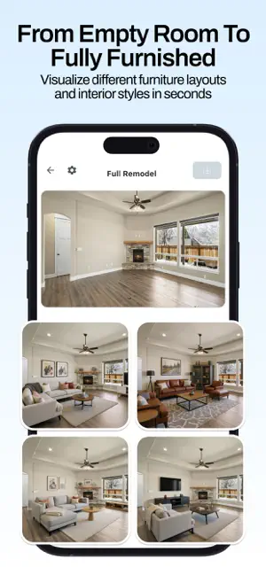Remodel AI: Home Design iPhone screenshot 2