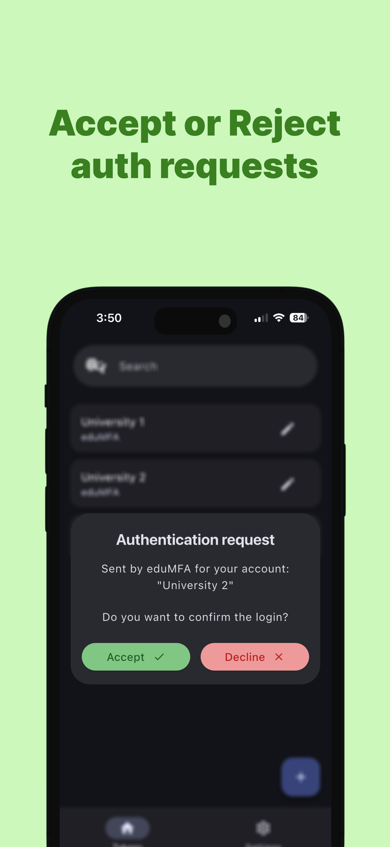 eduMFA Authenticator screenshot 3