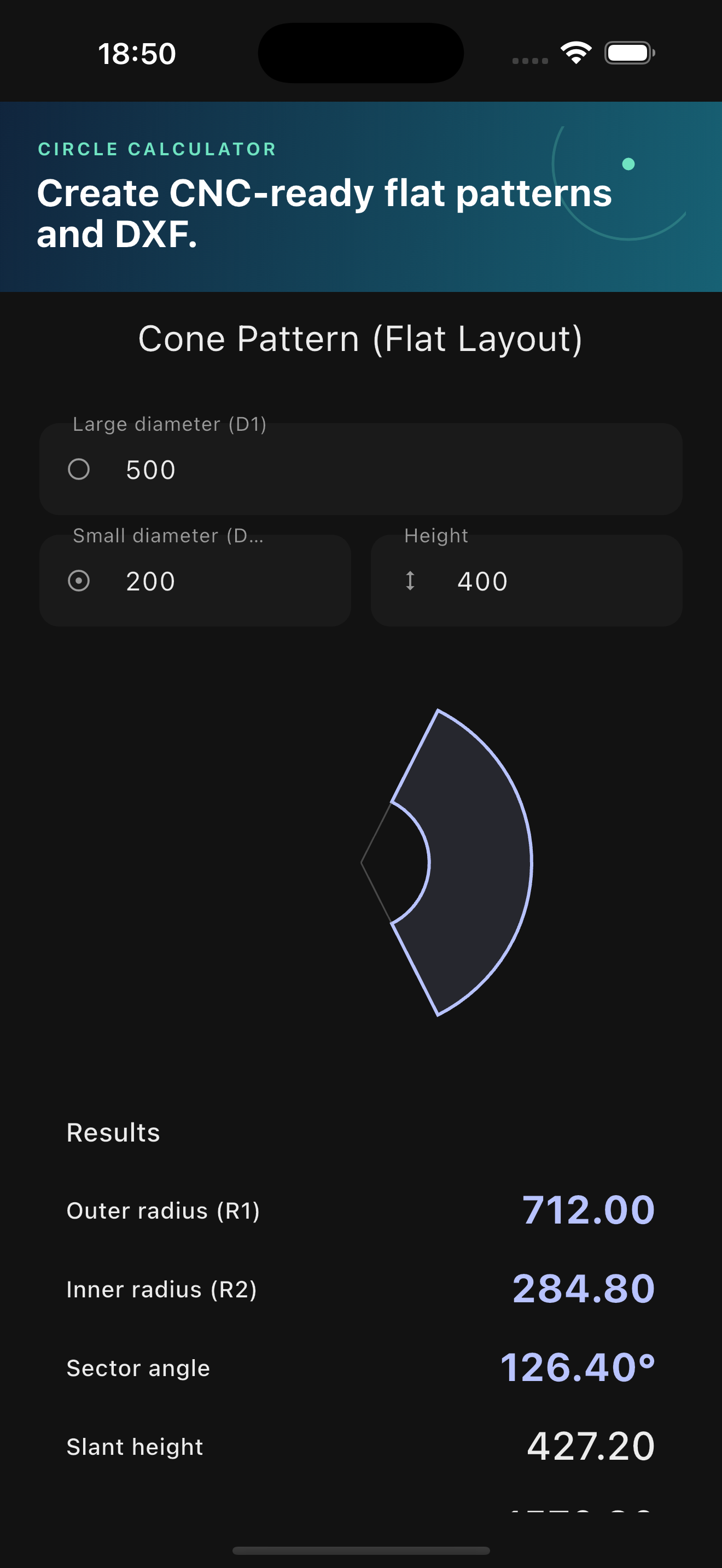 Circle Calculator - Geometry screenshot 5