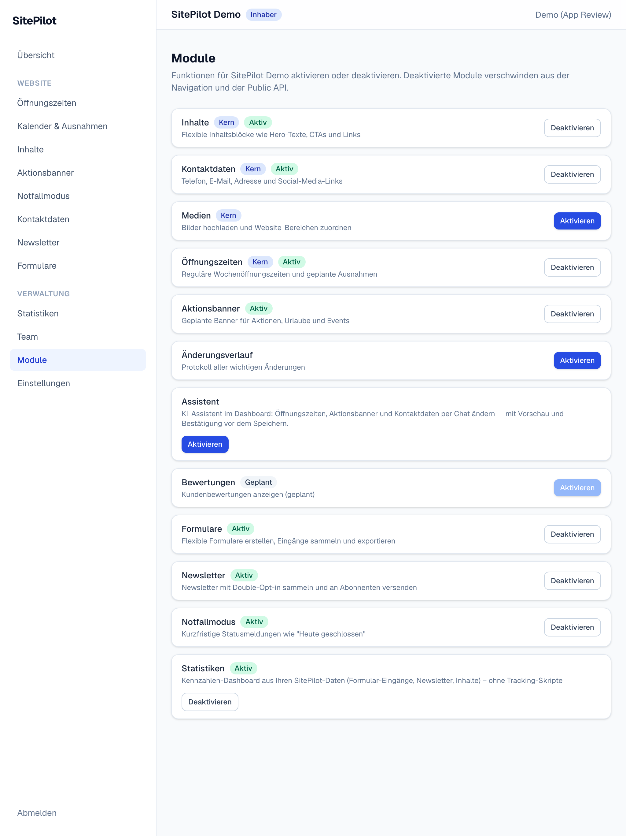 Site Pilot screenshot 9