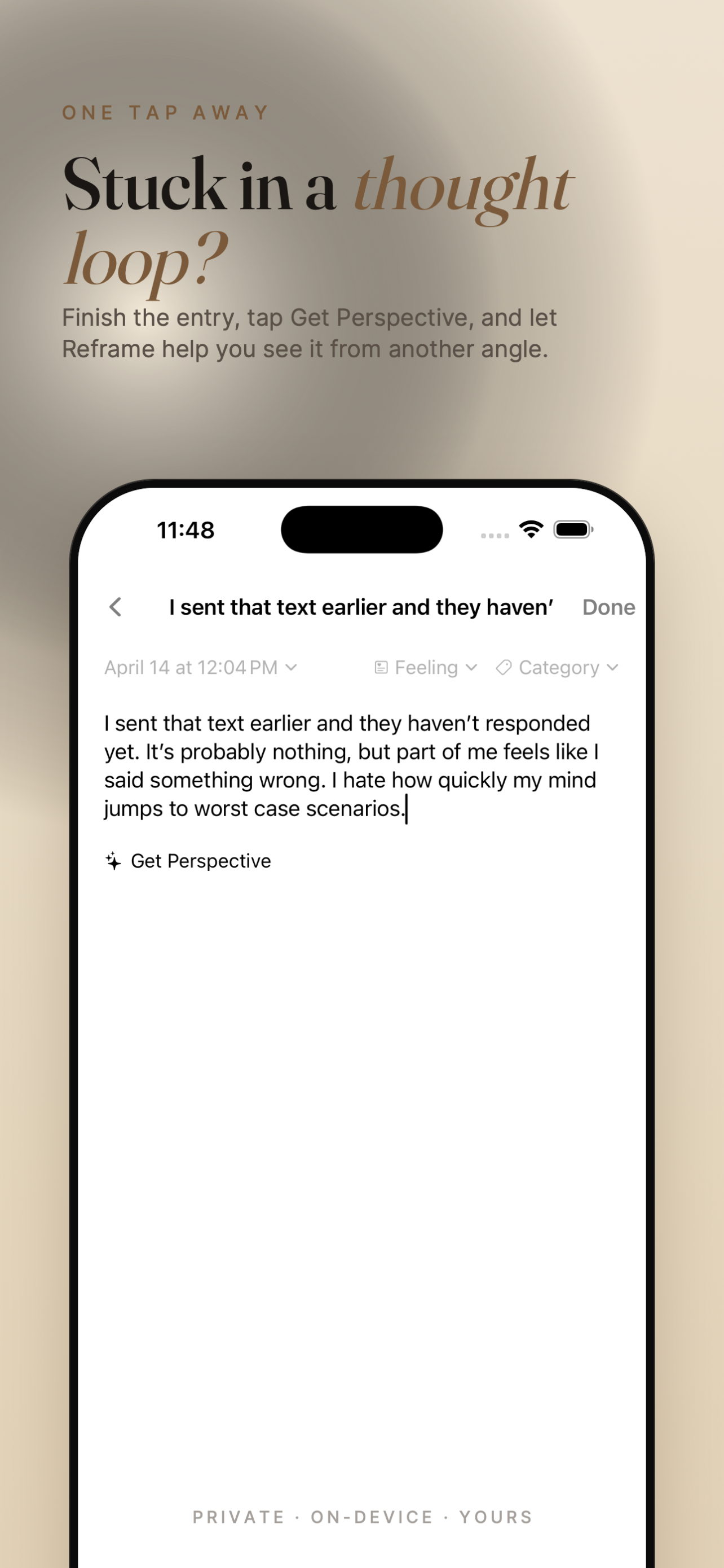 Reframe Journal screenshot 5