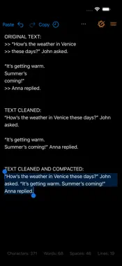 Clean Text screenshot 1