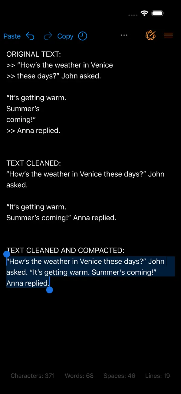 #1. Clean Text (iOS) Por: Apimac