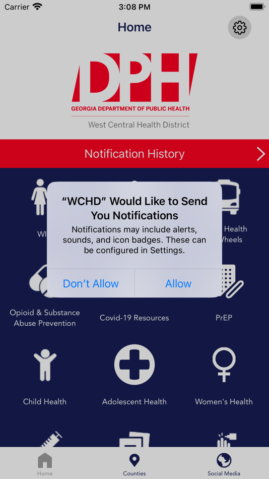 #1. West Central Health District (iOS) 来自: West Central Health District