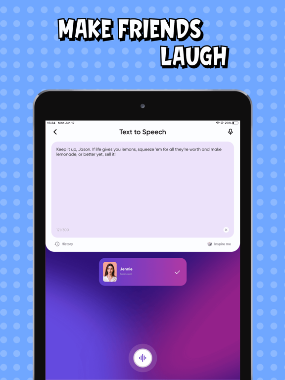 LarkAI:Voice Changer Generator iPad screenshot