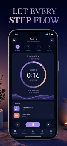 Wind Down: Bedtime Routine iPhone screenshot