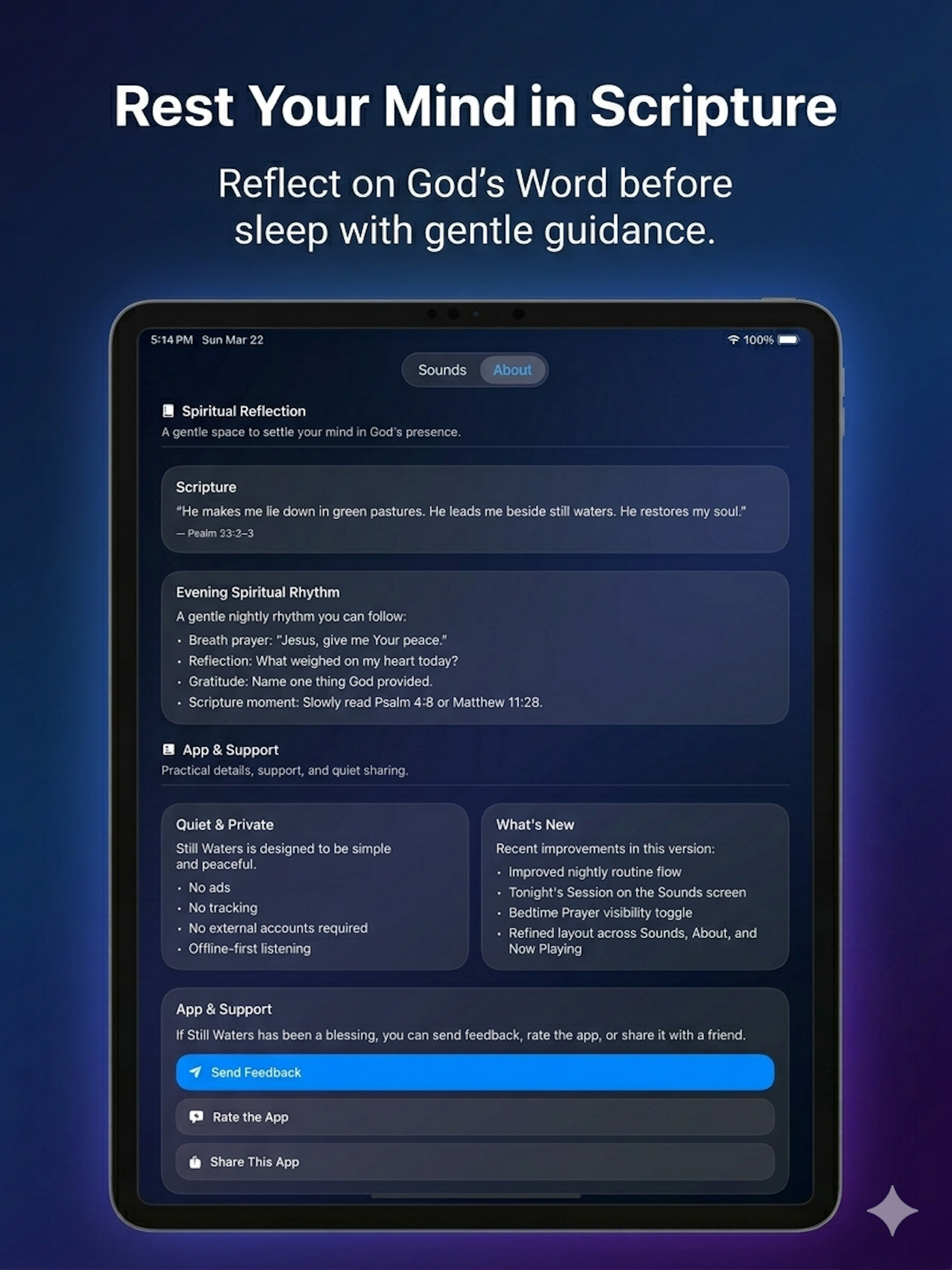 Still Waters App