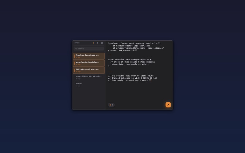 Stash – Clipboard, Evolved screenshot